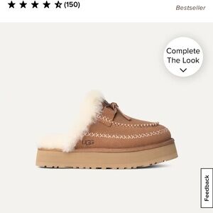 UGG Brown Shearling Mules